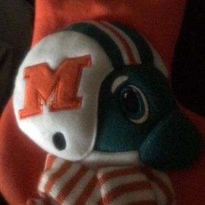 Miami dolphins stocking (discontinued rare)